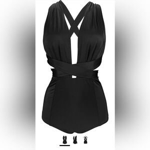 NWT black one piece swimsuit